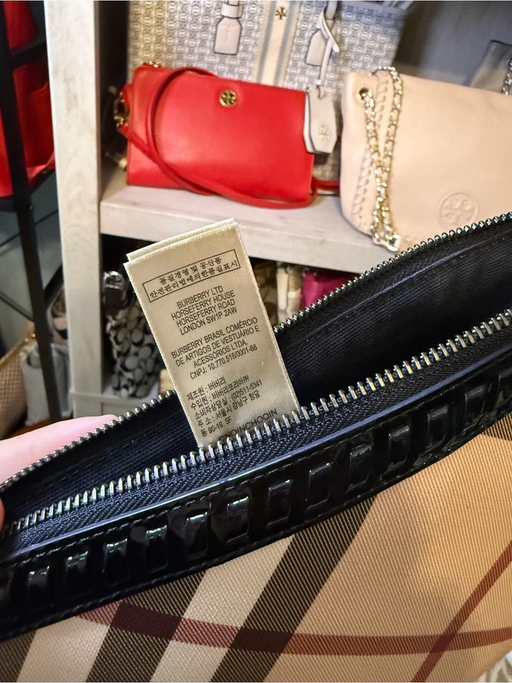 Burberry Novacheck Pouch/ clutch